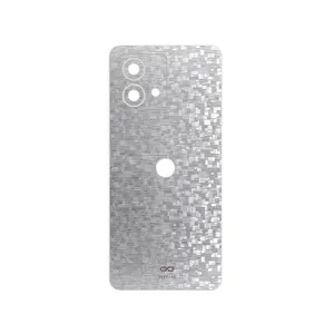 MAHOOT Silver-Silicon Cover Sticker for Motorola Moto G84