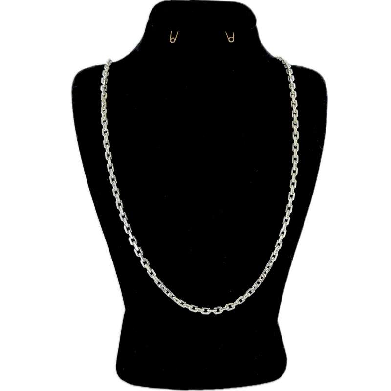 زنجیر نقره مردانه مدل دیپلمات کد Tk21 زنجیر نقره مردانه مدل دیپلمات کد Tk21