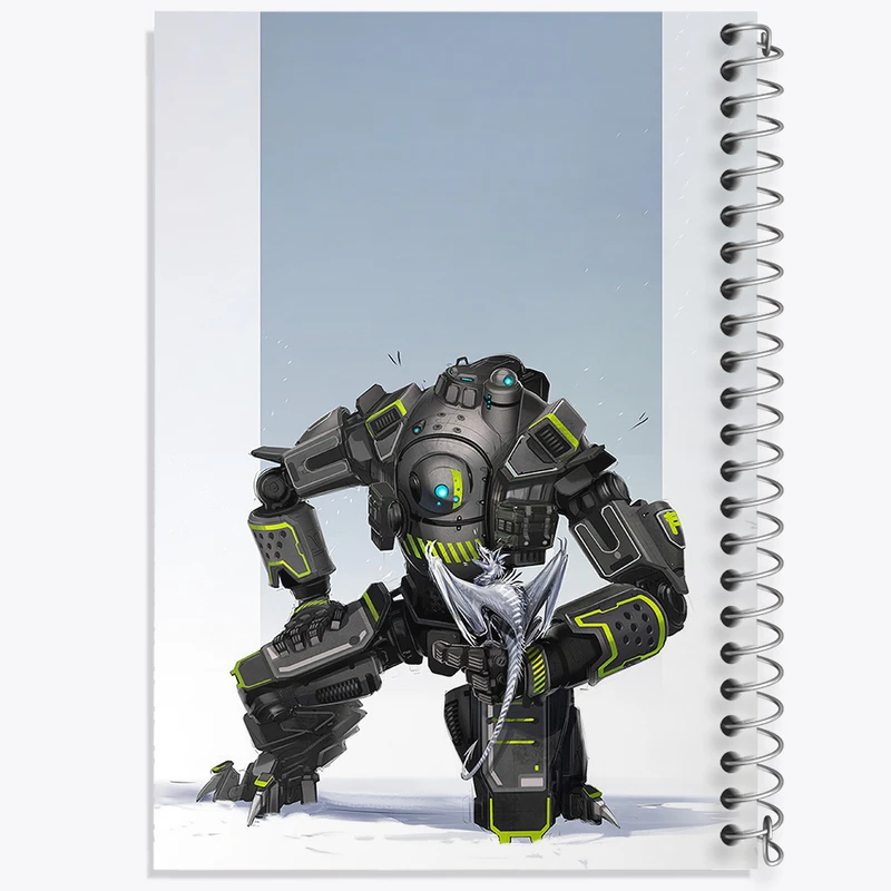 دفتر مشق 50 برگ خندالو طرح بازی تایتان فال (Titanfall) کد 32622