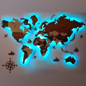 نقد و بررسی تابلو نوری مدل نقشه جهان نوری توسط خریداران