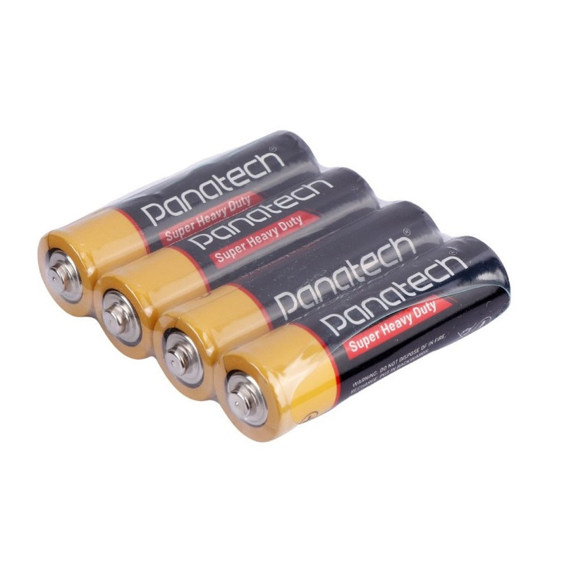 باتری قلمی پاناتک مدل Super Heavy Duty AA بسته ۴ عددی