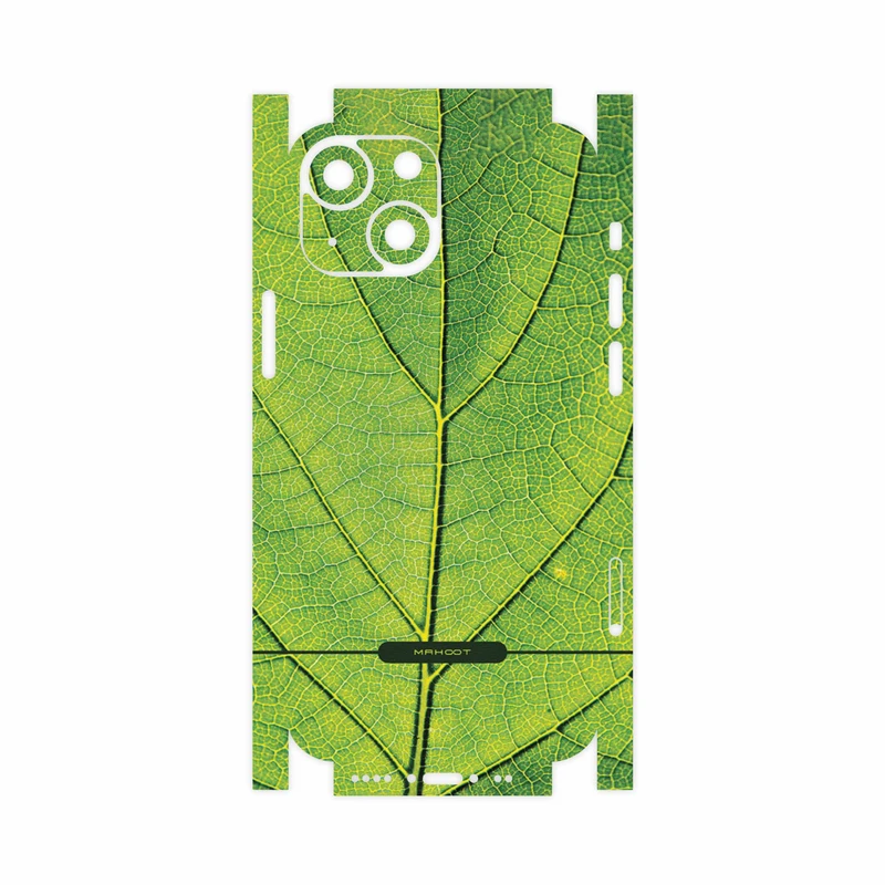 برچسب پوششی ماهوت مدل Leaf-Texture-FullSkin مناسب برای گوشی موبایل اپل iPhone 13 Mini