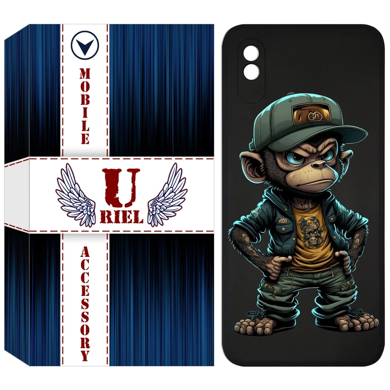 کاور یوریل مدل KSH کد 37 طرح Monkey مناسب برای گوشی موبایل شیائومی Redmi 9A / 9AT