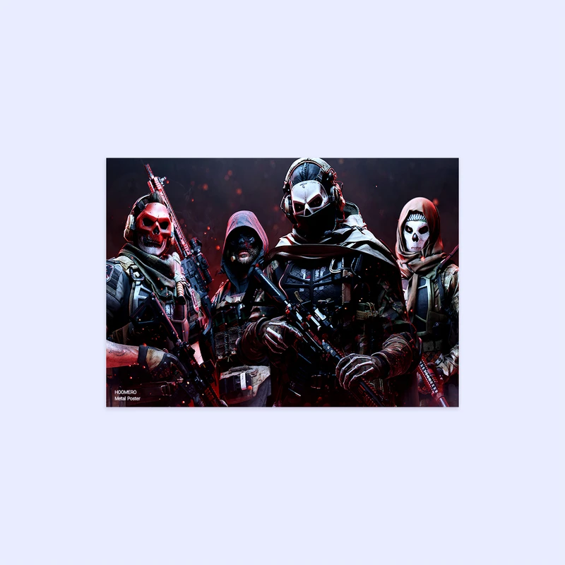 پوستر هومرو مدل فلزی طرح بازی کال اف دیوتی کد PS245