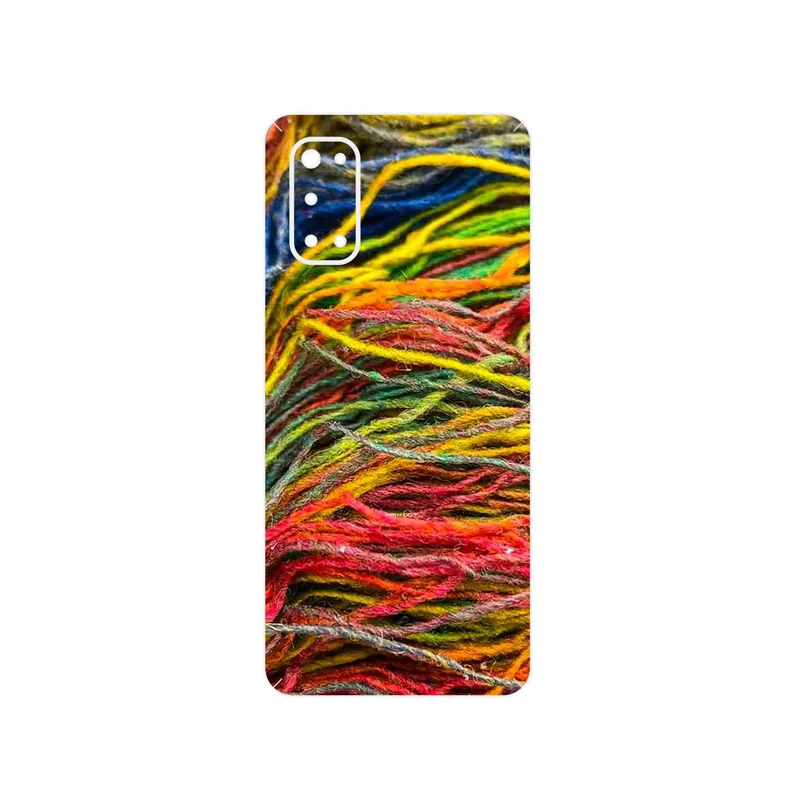 برچسب پوششی ماهوت مدل Fabric Texture 9 مناسب برای گوشی موبایل ریلمی 7 Pro
