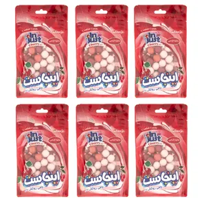 تافی روکش دار با طعم گیلاس اینجاست - 140 گرم بسته 6 عددی