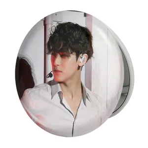 آینه جیبی خندالو طرح دینو گروه سونتین Seventeen مدل تاشو کد 21613 