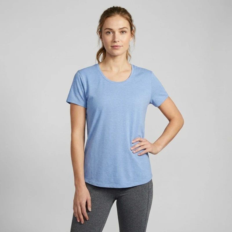 تی‌شرت ورزشی  آستین کوتاه زنانه بروکس مدل Distance Graphic Tee کد 26683200