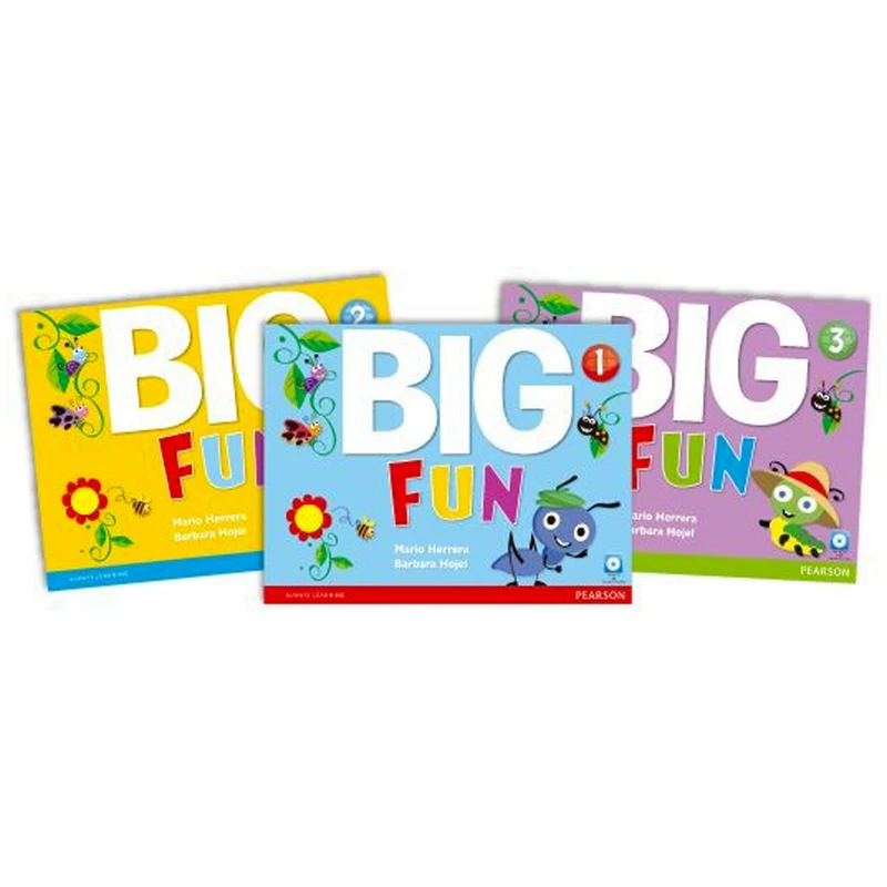 کتاب Big Fun اثر Mario Herrara and Barbara Hojel انتشارات هدف نوین 3 جلدی