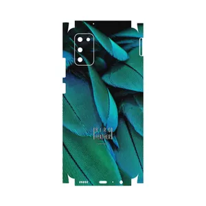MAHOOT Green Feather-FullSkin Cover Sticker for Samsung Galaxy M02s