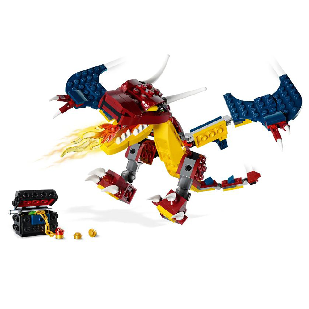 لگو سری کریتور مدل Fire Dragon کد 31102 لگو سری کریتور مدل Fire Dragon کد 31102