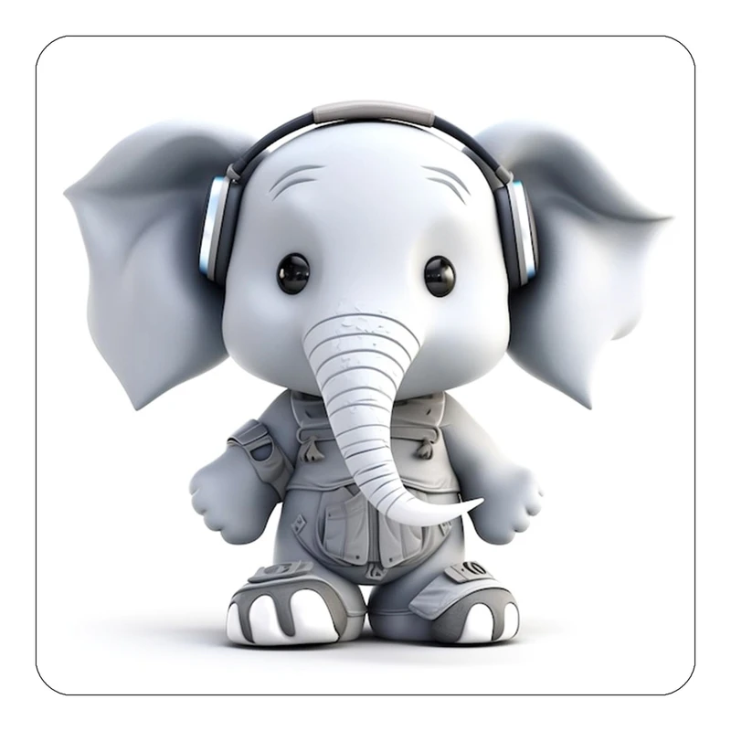 مگنت کاکتی طرح حیوانات کارتونی مدل mp27965