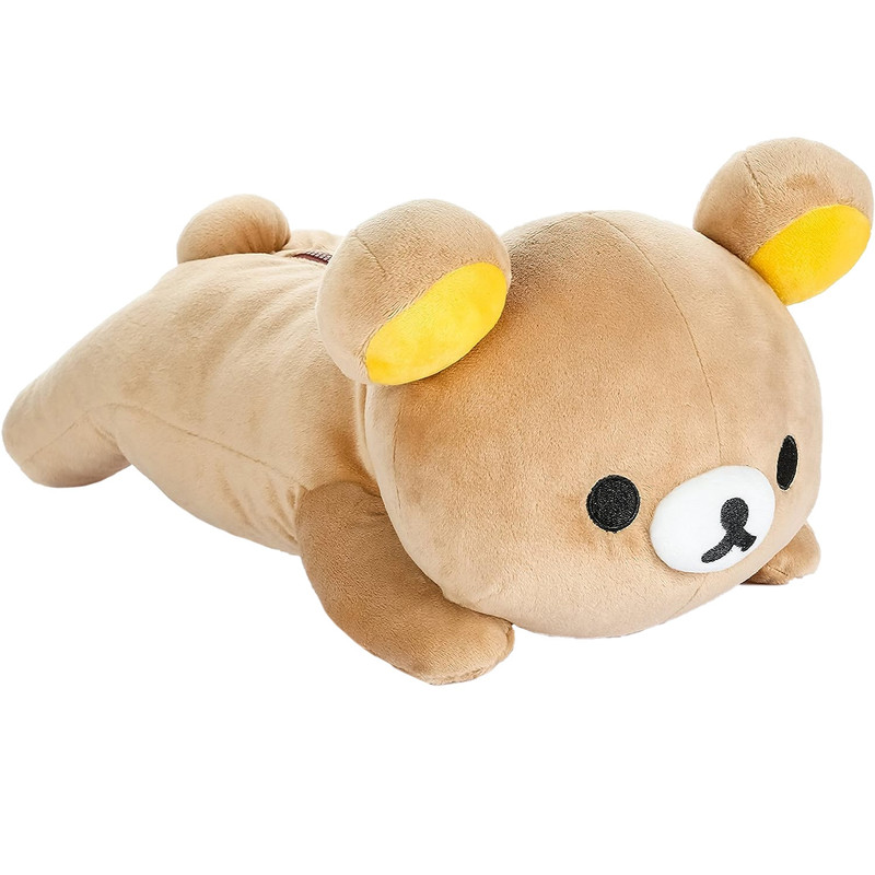 عروسک طرح خرس مدل Rilakkuma Laying Bear کد SZ11/705 طول 42 سانتی متر