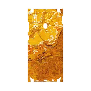 MAHOOT Gold Marble-FullSkin Cover Sticker for Samsung Galaxy M10s