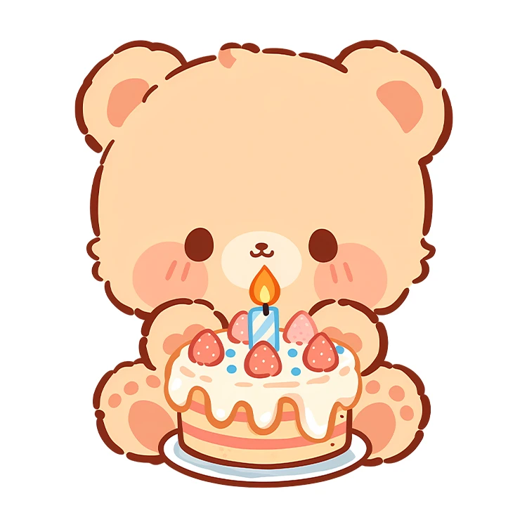 استیکر پارچه و لباس پاد آفرین مدل کارتونی طرح خرس کیوت بامزه کد S5673