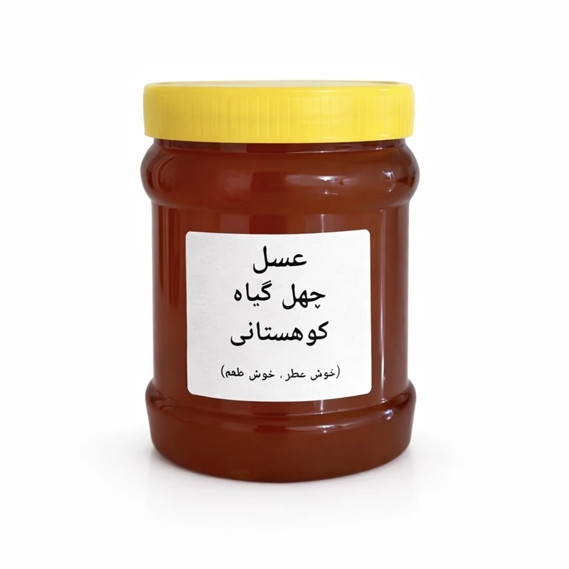 عسل طبیعی چهل گیاه توسکستان - ۱۰۰۰ گرم