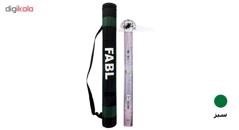 ست کیف آرشیو لوله ای و خط کش تی فابل کد A&T02