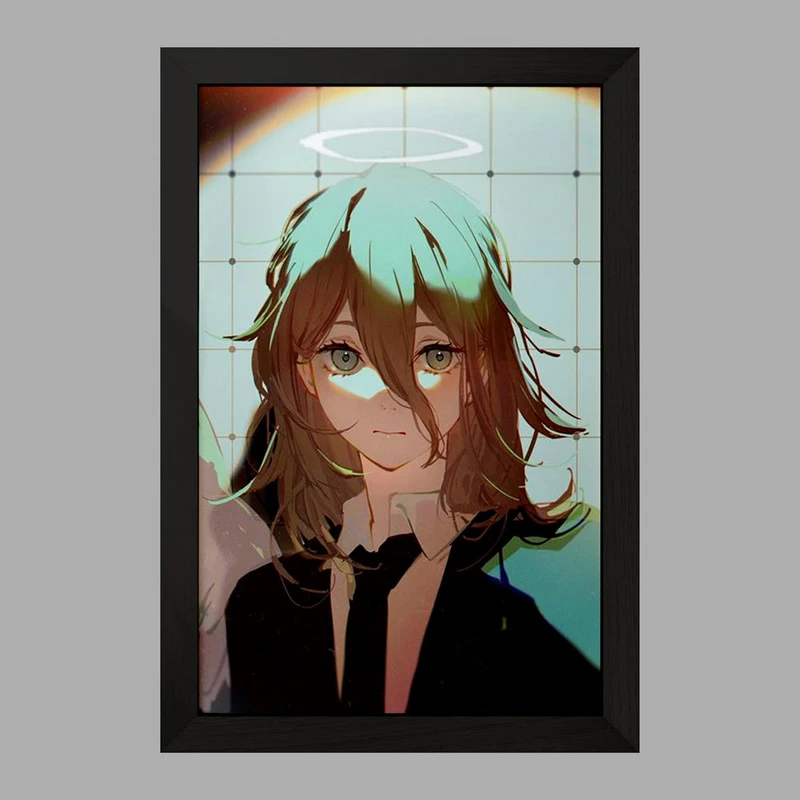 تابلو خندالو مدل انجل انیمه مرد اره ای Chainsaw Man  کد 22332