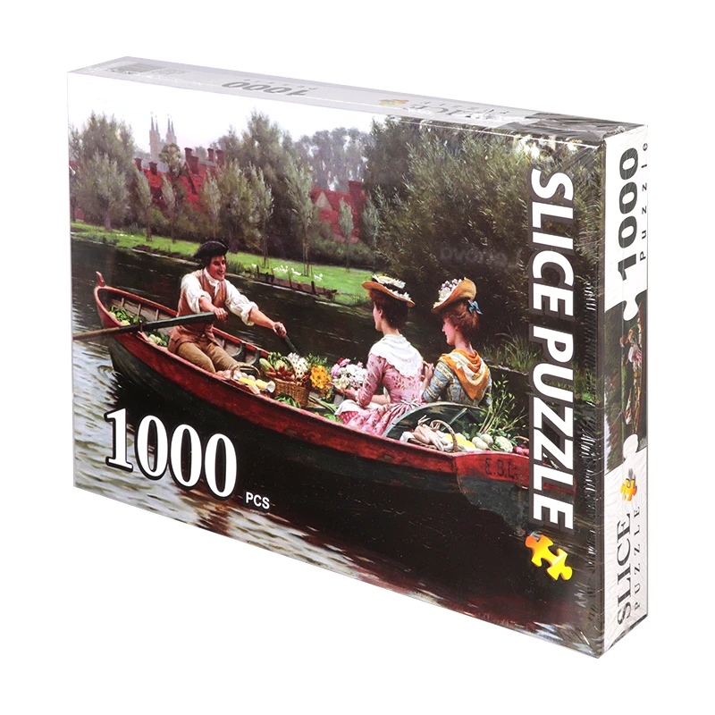 پازل 1000 تکه اسلایس مدل روز خرید market day