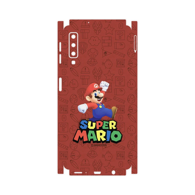 برچسب پوششی ماهوت مدل Super-Mario-Game-FullSkin مناسب برای گوشی موبایل سامسونگ Galaxy A7 2018