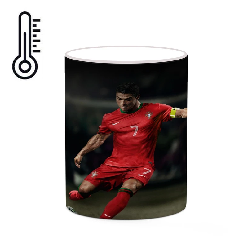 ماگ حرارتی کاکتی طرح Ronaldo رونالدو مدل mgh43155