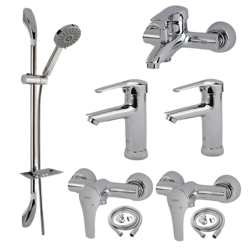 ست شیرآلات کسری مدل آبتین مجموعه 8عددی