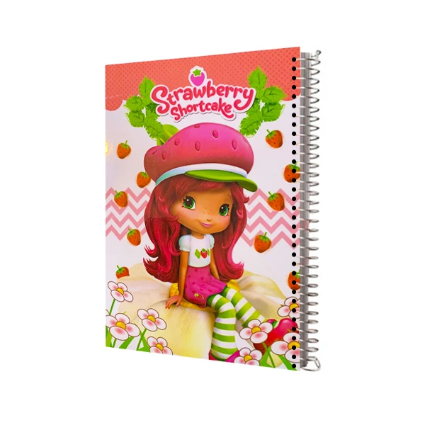 دفتر نقاشی 100 برگ طرح دختر توت فرنگی