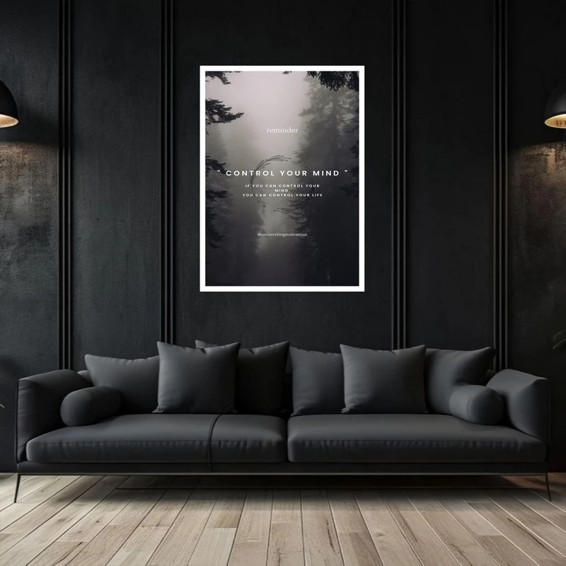 تابلو بکلیت طرح  دکوری هنری و مدرن  جمله و متن انگلیسی مدل W-bu5343