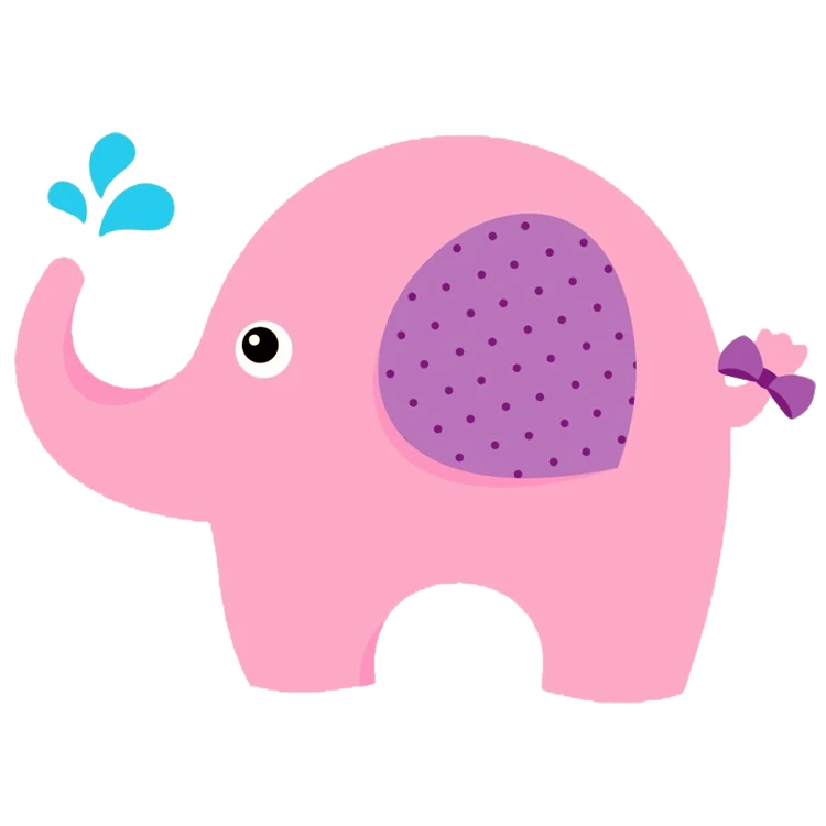 استیکر پارچه و لباس پاد آفرین مدل فیل کد DKST394