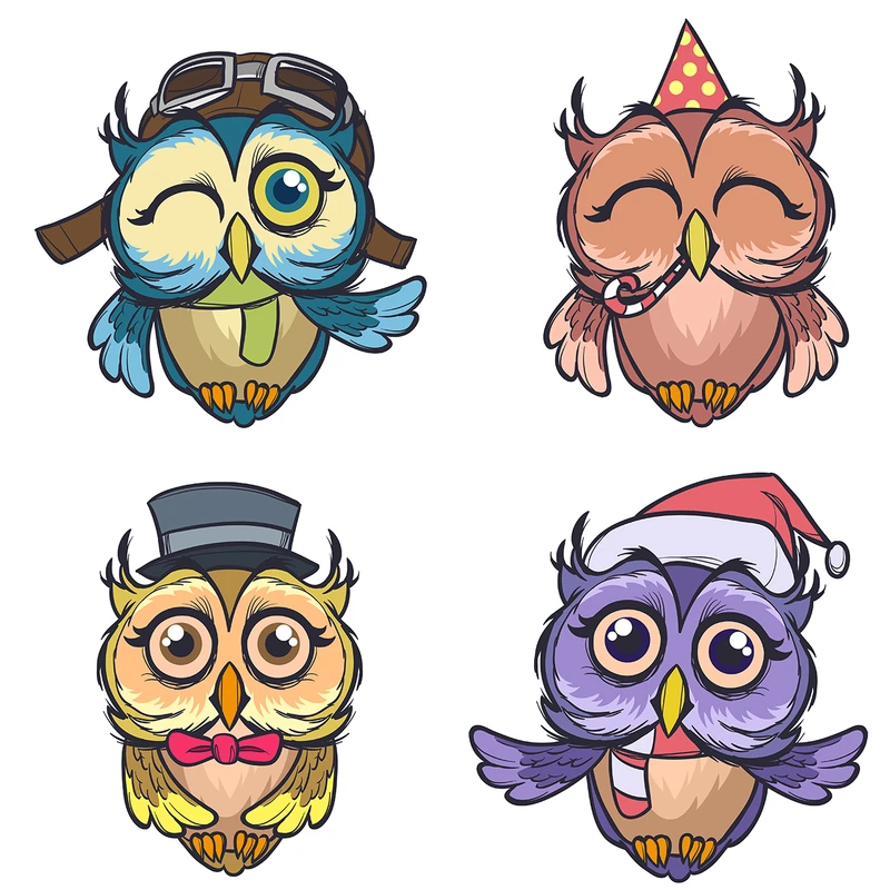 استیکر کلید پریز صالسو آرت مدل Bellissimi owl 3 az