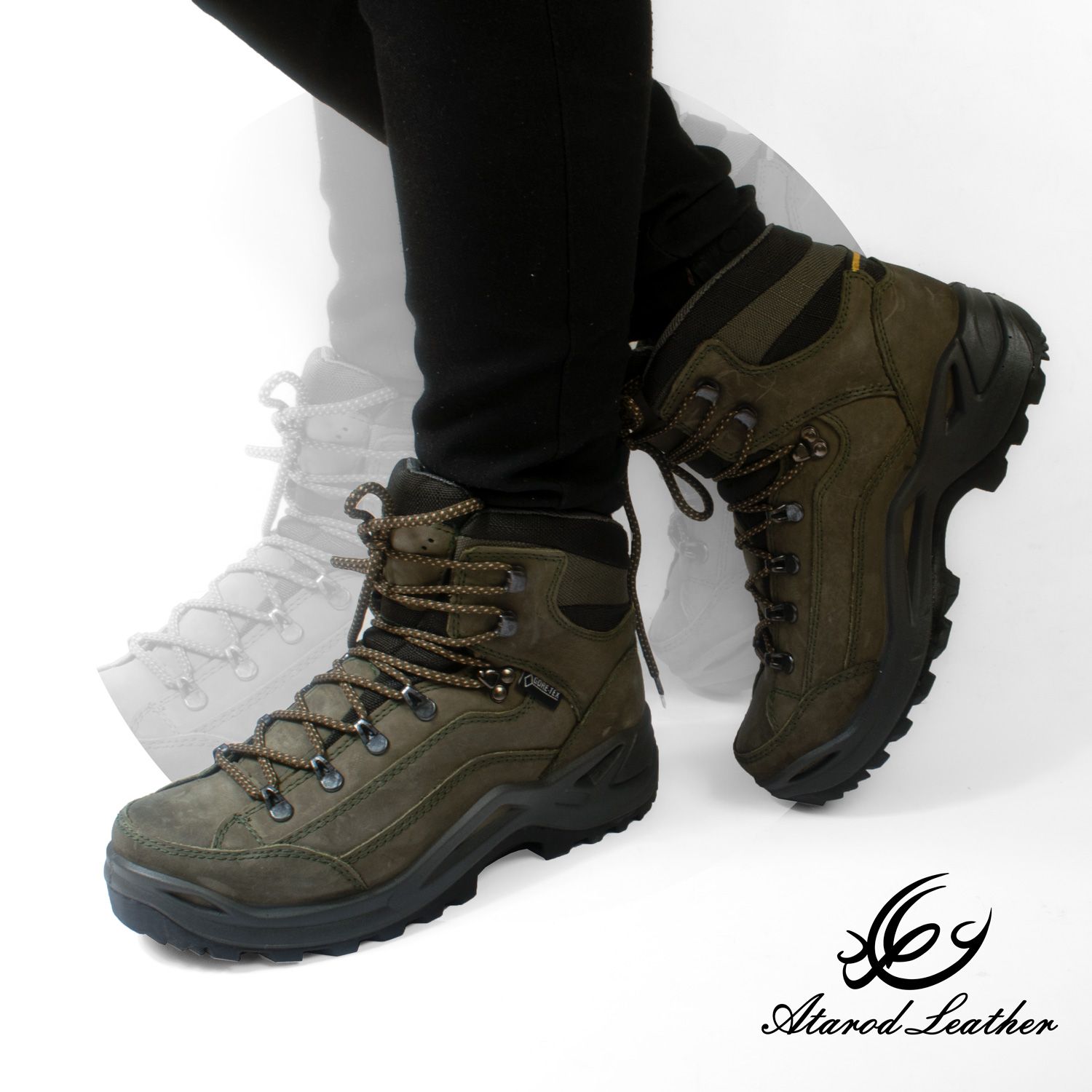 کفش کوهنوردی چرم عطارد مدل چرم طبیعی کد SHK06 -  - 11