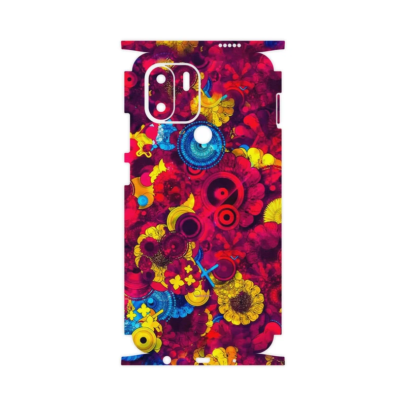 برچسب پوششی ماهوت مدل Vector Flower Garden Digital Art-FullSkin مناسب برای گوشی موبایل شیائومی Redmi A2 Plus