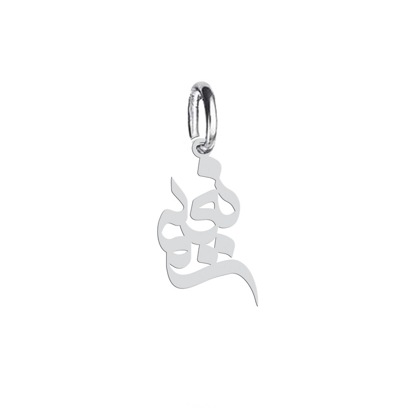 آویز گردنبند نقره هایکا طرح نعیم مدل n.ha 503