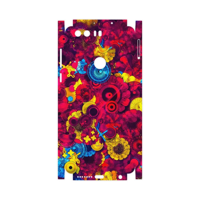 برچسب پوششی ماهوت مدل Vector Flower Garden Digital Art-FullSkin مناسب برای گوشی موبایل آنر 8