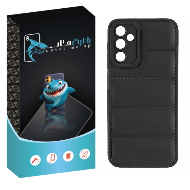 کاور شارک قاب مدل پافری مناسب برای گوشی موبایل سامسونگ Galaxy S25