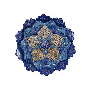 بشقاب میناکاری مسی کد 1B5