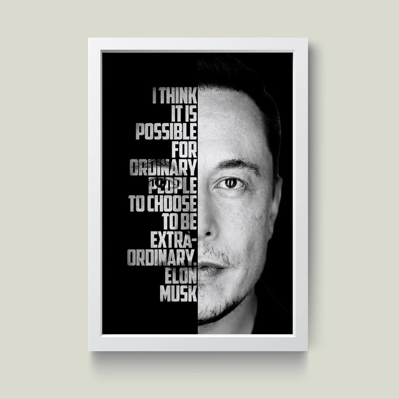 تابلو مدل انگیزشی Elon musk کد G14-17