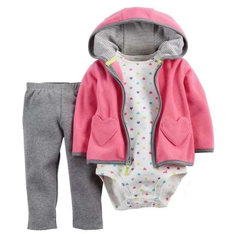 ست 3 تکه لباس نوزادی کارترز مدل 1563