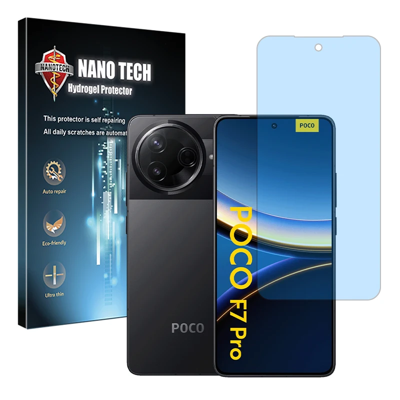محافظ صفحه نمایش ضد اشعه آبی نانو تک مدل Eye Care مناسب برای گوشی موبایل شیائومی Poco F7 Pro