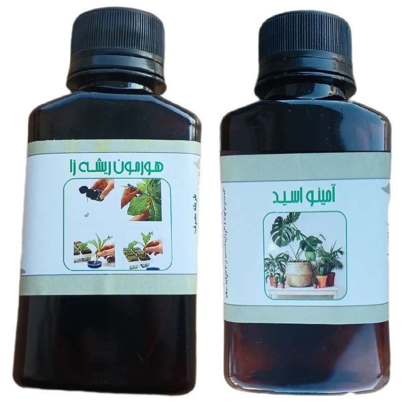 کود مایع امینو اسید و هورمون ریشه زا  مدل life drop حجم 110 میلی لیتر بسته 2 عددی