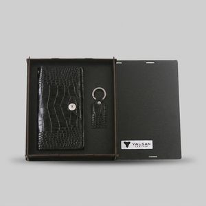 ست هدیه مردانه چرم یلسان مدل رادیس کد NHL-GC-062-msk