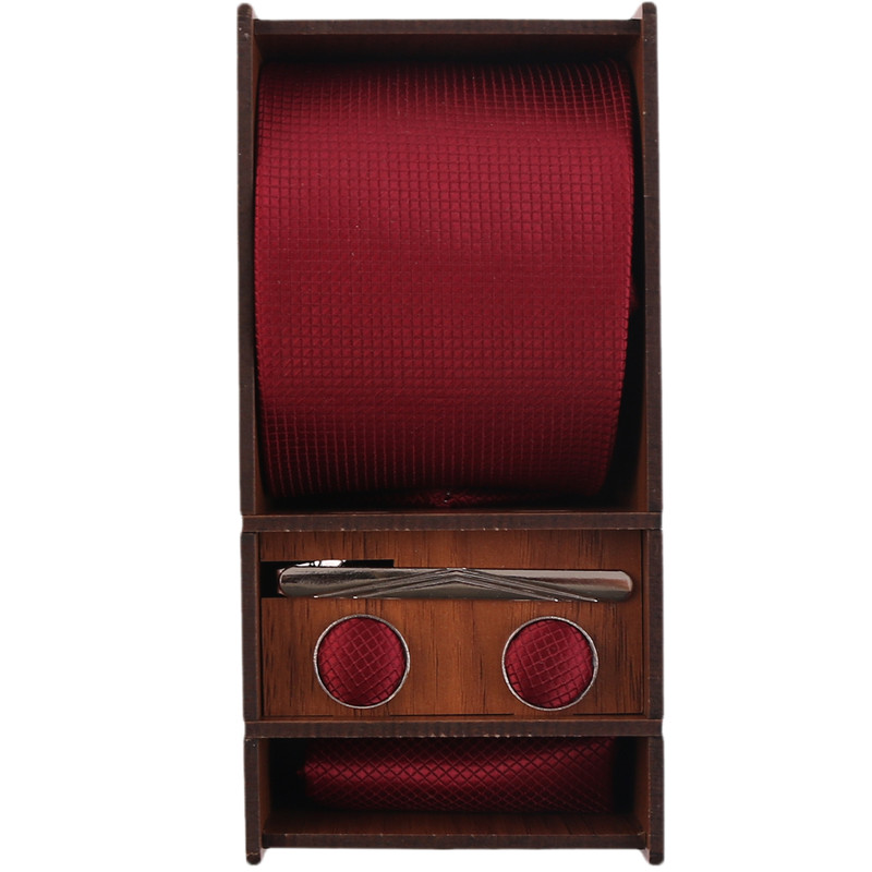 ست کراوات و دستمال جیب و دکمه سردست و گیره کراوات مردانه فرانکو فروزی مدل PJ-111558