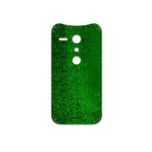 MAHOOT Green-Holographic Cover Sticker for Motorola Moto G