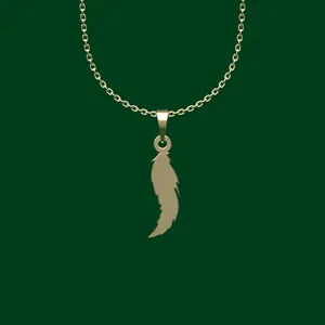 گردنبند طلا 18 عیار زنانه مدوپد مدل پر کد FF2-1-1085