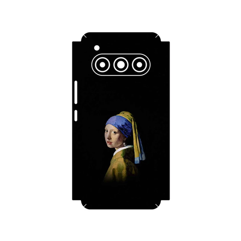 برچسب پوششی ماهوت مدل Girl with a Pearl Earring of Vermeer مناسب برای گوشی موبایل داریا Bond II Lite 5G