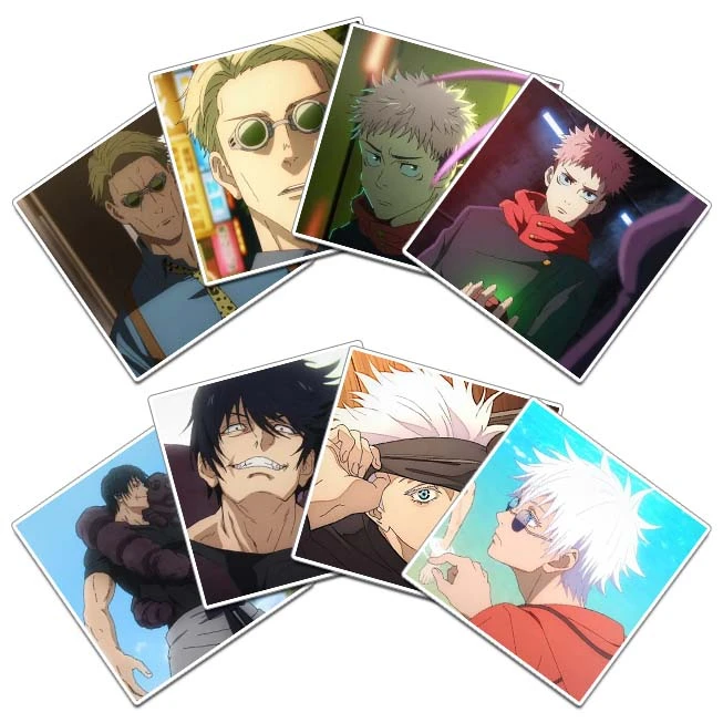 استیکر و برچسب گوفی مدل انیمه جوجوتسو کایسن ایتادوری ساتورو Jujutsu Kaisen Anime کد K08 مجموعه 8 عددی