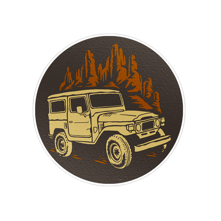 استیکر لپ تاپ ماسا دیزاین طرح OFF ROAD مدل STK948