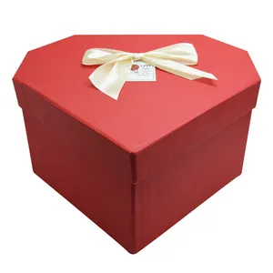 جعبه هدیه مدل کد 1-1014قلب 7 ضلعی