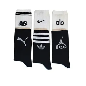 جوراب ساق بلند مدل اسپورت کش انگلیسی بسته 6 عددی