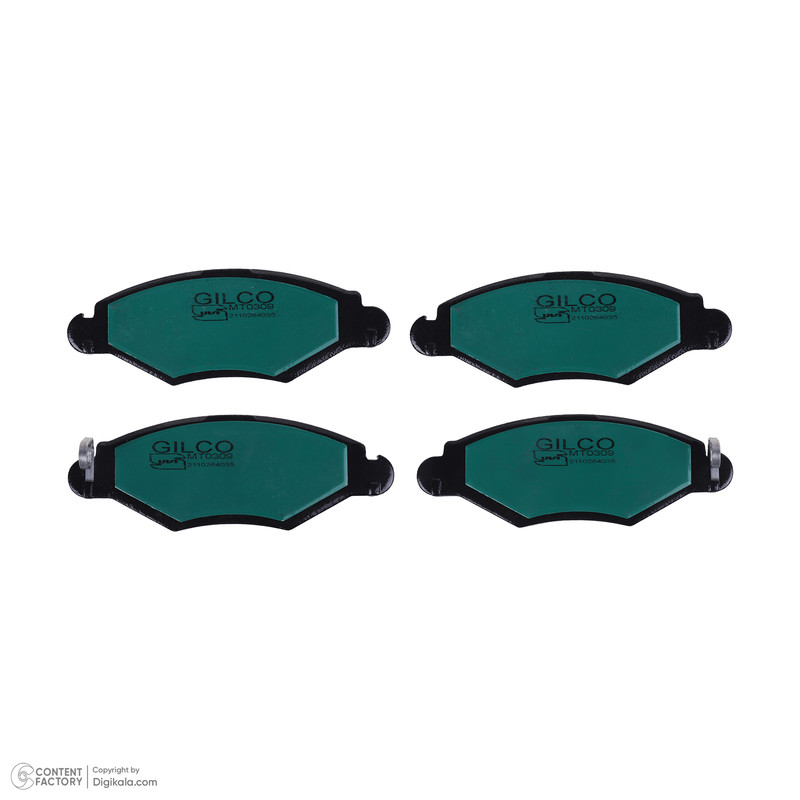 لنت ترمز جلو گیل سو الندان مدل Z 1143 دو جفت مناسب برای پژو 206 تیپ 2،3